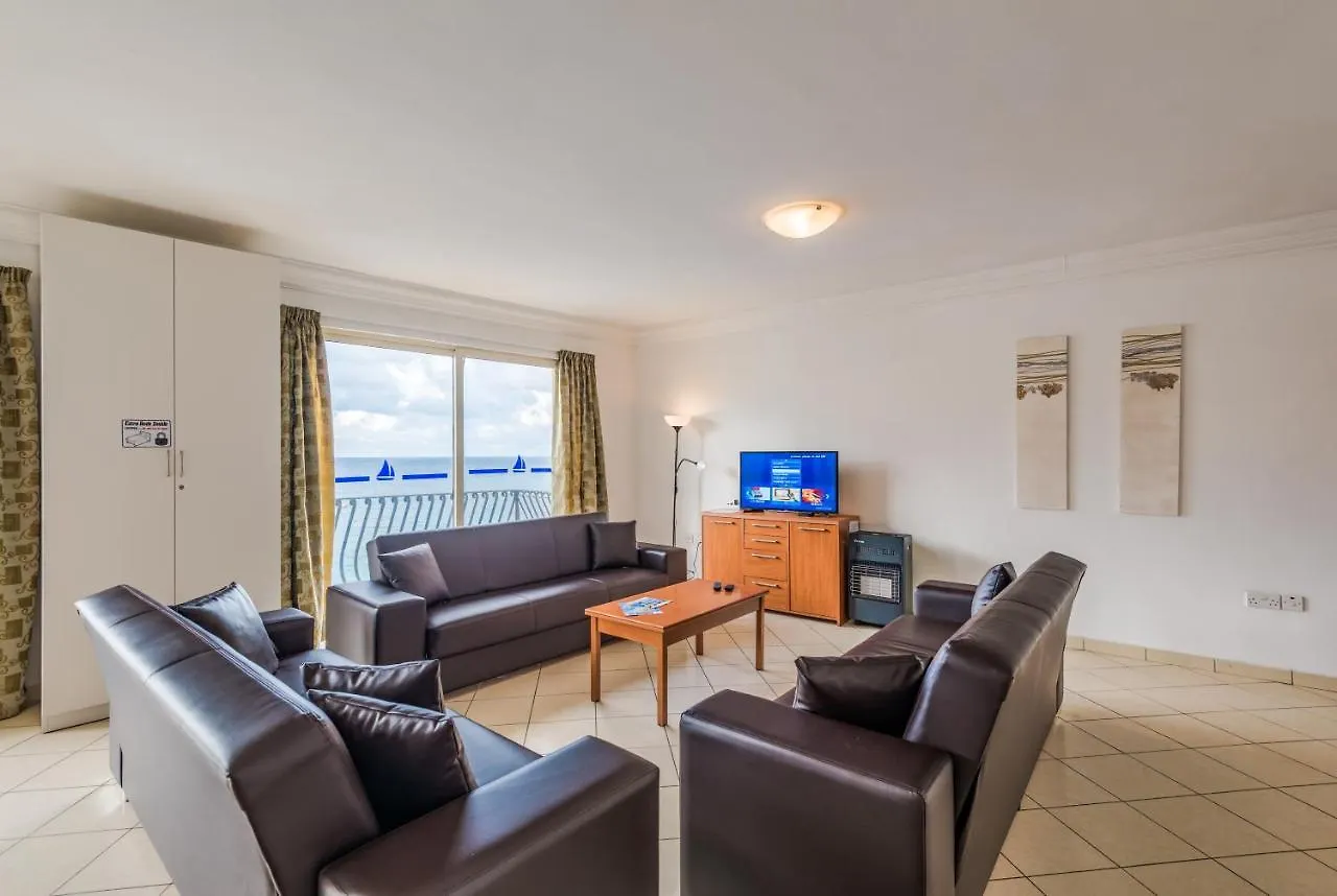 Spinola Bay Top Floor Seafront 3 Bedroom Apartment With Panoramic Sea Views - By Getawaysmalta Saint Julian's 0*,  Malta